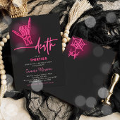 30代の死ハロウィーン40歳の誕生日パーティー 招待状