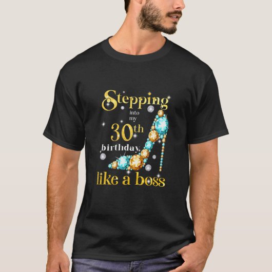 30代の誕生日を迎えるボス Tシャツ (正面)