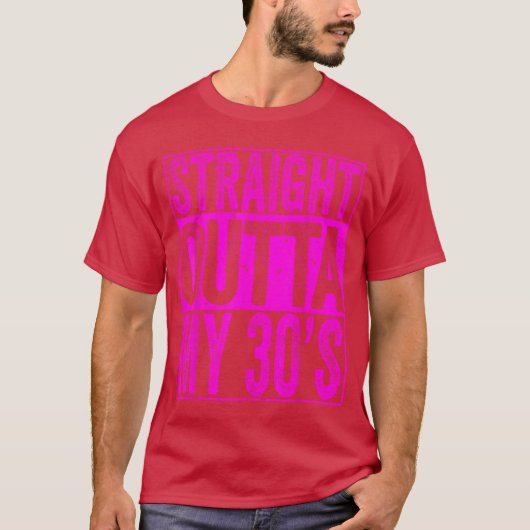 30代直前!40代突入の誕生日お祝いギフト Tシャツ (正面)
