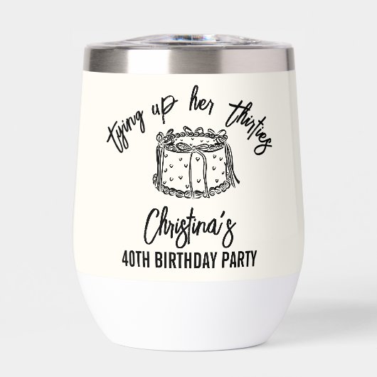 30代40歳の誕生日を迎えるブラックボウ (正面)