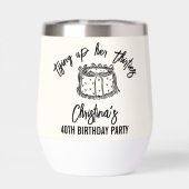 30代40歳の誕生日を迎えるブラックボウ (背面)