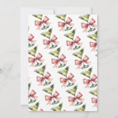 30代40歳の誕生日を迎えるマルティーニ 招待状 (裏面)