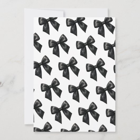 30代40歳の誕生日を迎えるマルティーニ 招待状 (裏面)