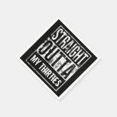 30代40歳の誕生日パーティー スタンダードカクテルナプキン (角)