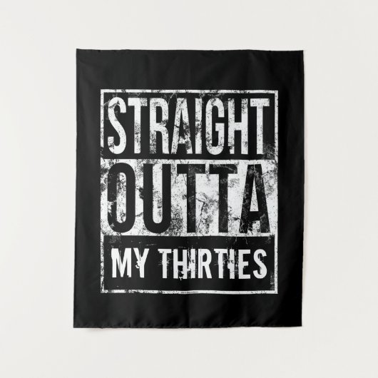 30代40歳の誕生日パーティー タペストリー (正面)