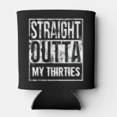 30代40歳の誕生日パーティー 缶クーラー (裏面)