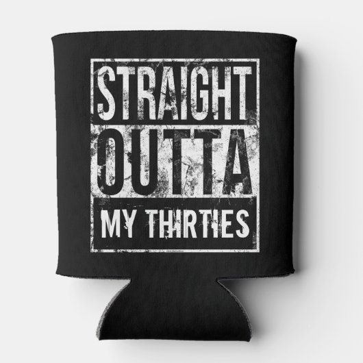 30代40歳の誕生日パーティー 缶クーラー (裏面)