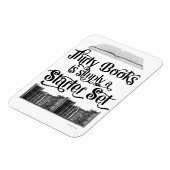 30冊のブックリーダー本の掲載スローガン マグネット (左側)