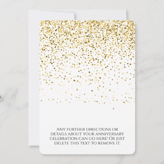 30周年おめでとう 30th アニバーサリー 招待状 (裏面)