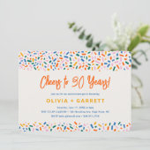 30周年お祝いパーティー招待状 招待状 (スタンド正面)