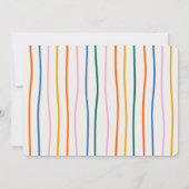 30周年お祝いパーティー アニバーサリー 招待状 (裏面)