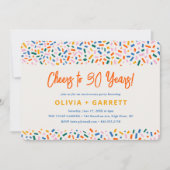 30周年お祝いパーティー アニバーサリー 招待状 (正面)