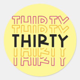 30周年の大きな節目 ラウンドシール