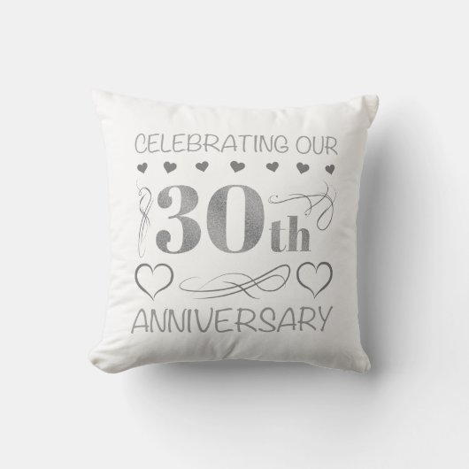 30周年を祝って クッション (正面)