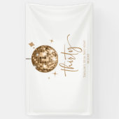 30周年ゴールドディスコボールパーティー 横断幕 (縦)