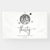 30周年シルバーディスコボールパーティー 横断幕 (横)