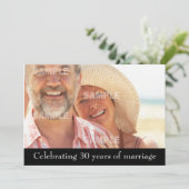 30周年パーティー招待状 招待状 (スタンド正面)