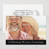 30周年パーティー招待状 招待状 (正面/裏面)