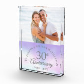 30周年パールウェディングアニバーサリーエレガント フォトブロック (右)