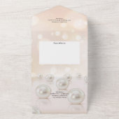 30周年パールウェディングアニバーサリーオールインワン招待状 オールインワン招待状 (外側)