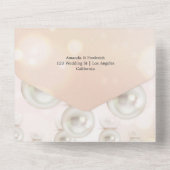 30周年パールウェディングアニバーサリーオールインワン招待状 オールインワン招待状 (裏面)