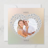 30周年パールウェディングアニバーサリー写真スクエア招待状 招待状 (裏面)