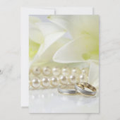 30周年パールウェディングアニバーサリー オーダーメイド 招待状 (裏面)