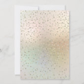 30周年パールウェディングアニバーサリー ハートのコンフェッティ 招待状 (裏面)