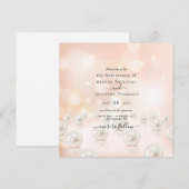 30周年パール婚記念日 招待状 (正面/裏面)