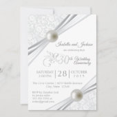 30周年パール・アニバーサリー・デザイン 招待状 (正面)