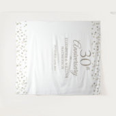 30周年ラブハーツ写真ブース背景 タペストリー (正面(横))