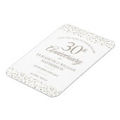 30周年保存日ハート紙吹雪 マグネット (左側)