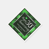 30周年結婚を迎える スタンダードカクテルナプキン (角)