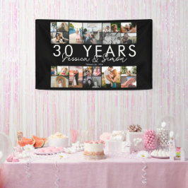 30周年結婚写真集を編集可能 横断幕