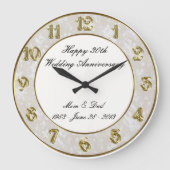 30周年結婚時計 ラージ壁時計 (正面)