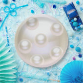 30周年結婚真珠 ペーパープレート (パーティー)