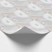 30周年結婚真珠 ラッピングペーパー (角)