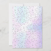 30周年結婚記念日のパールハーツのコンフェッティ 招待状 (裏面)