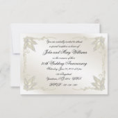 30周年結婚記念日の出欠確認 招待状 (裏面)