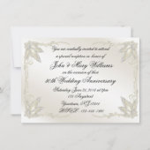 30周年結婚記念日の招待状 招待状 (裏面)