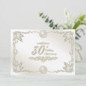 30周年結婚記念日の招待状 招待状 (スタンド正面)