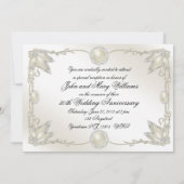 30周年結婚記念日の招待状 招待状 (裏面)