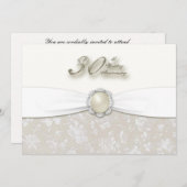 30周年結婚記念日の招待状 招待状 (正面/裏面)