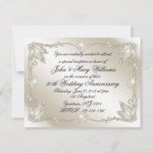 30周年結婚記念日の招待状 招待状 (裏面)