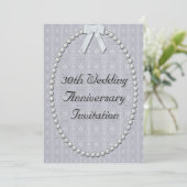 30周年結婚記念日の招待状 招待状 (スタンド正面)