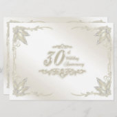 30周年結婚記念日の招待状 招待状 (正面/裏面)