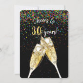 30周年結婚記念日パーティー 招待状 (正面)