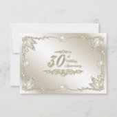 30周年結婚記念日出欠案内招待状 招待状 (正面)