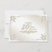 30周年結婚記念日出欠確認 招待状 (正面)
