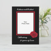 30周年結婚記念日招待状の写真 招待状 (スタンド正面)